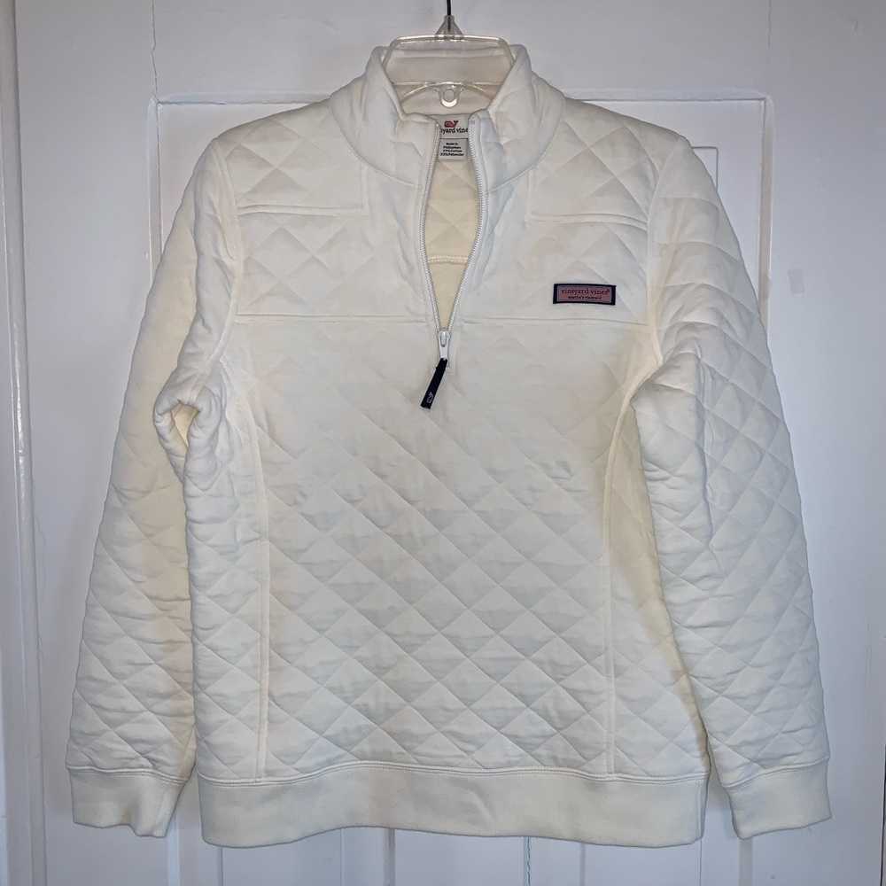 Vineyard Vines Allover Quilted Shep Shirt 1/4 Zip
